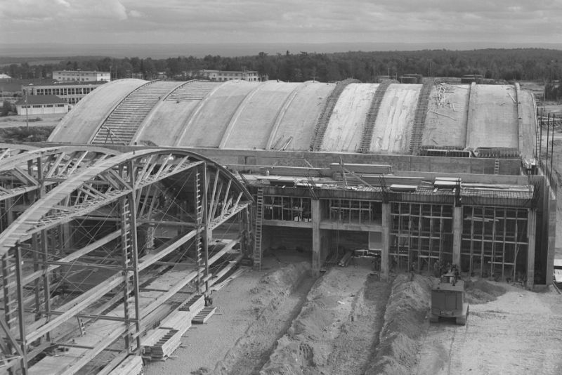 1951 Concrete Arch Hangar Voyageur Aviation Corp North Bay
